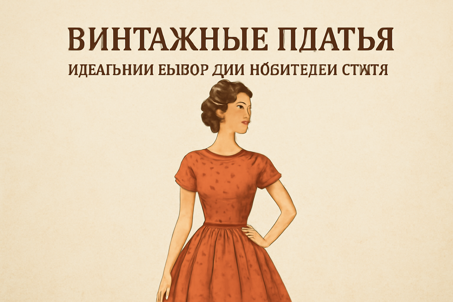 Винтажные платья: идеальный выбор для любителей стиля